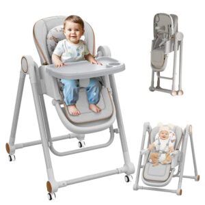 Home Chaise haute et balançoire portative 3 en 1